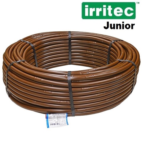 Капельная линия IRRITEC Junior 2,1l/h, 33 cm,16mm цвет коричневый трубка шланг 1 метр Капельная линия IRRITEC Junior 2,1l/h, 33 cm,16mm цвет коричневый трубка шланг 1 метр